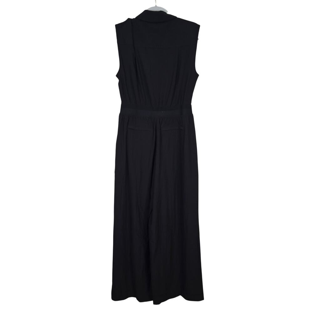 NEW NWT Women's Athleta Brooklyn Heights Wide Leg Jumpsuit Black | Size 2 Petite - Picture 3 of 13